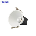 Trimless white/black embedded led cob downlight spotlights